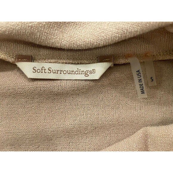 Soft Surroundings Women’s  B'Call Tunic Sweater lagen look cowl neck sz small - Picture 4 of 6